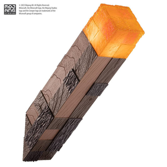 torche lumineuse replique collector minecraft noble collection