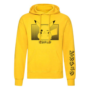 Sweater à Capuche Pikachu Katakana