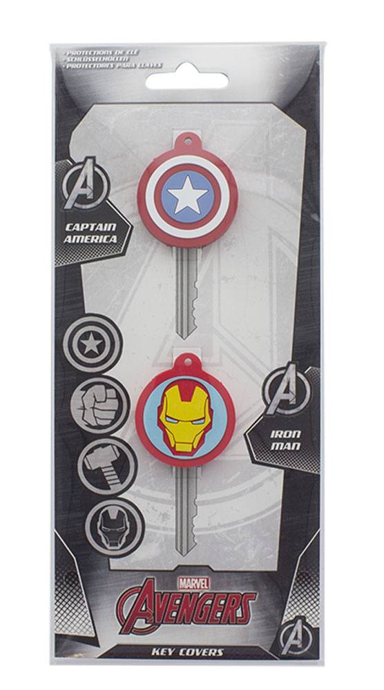 Portachiavi Iron Man e Capitan America