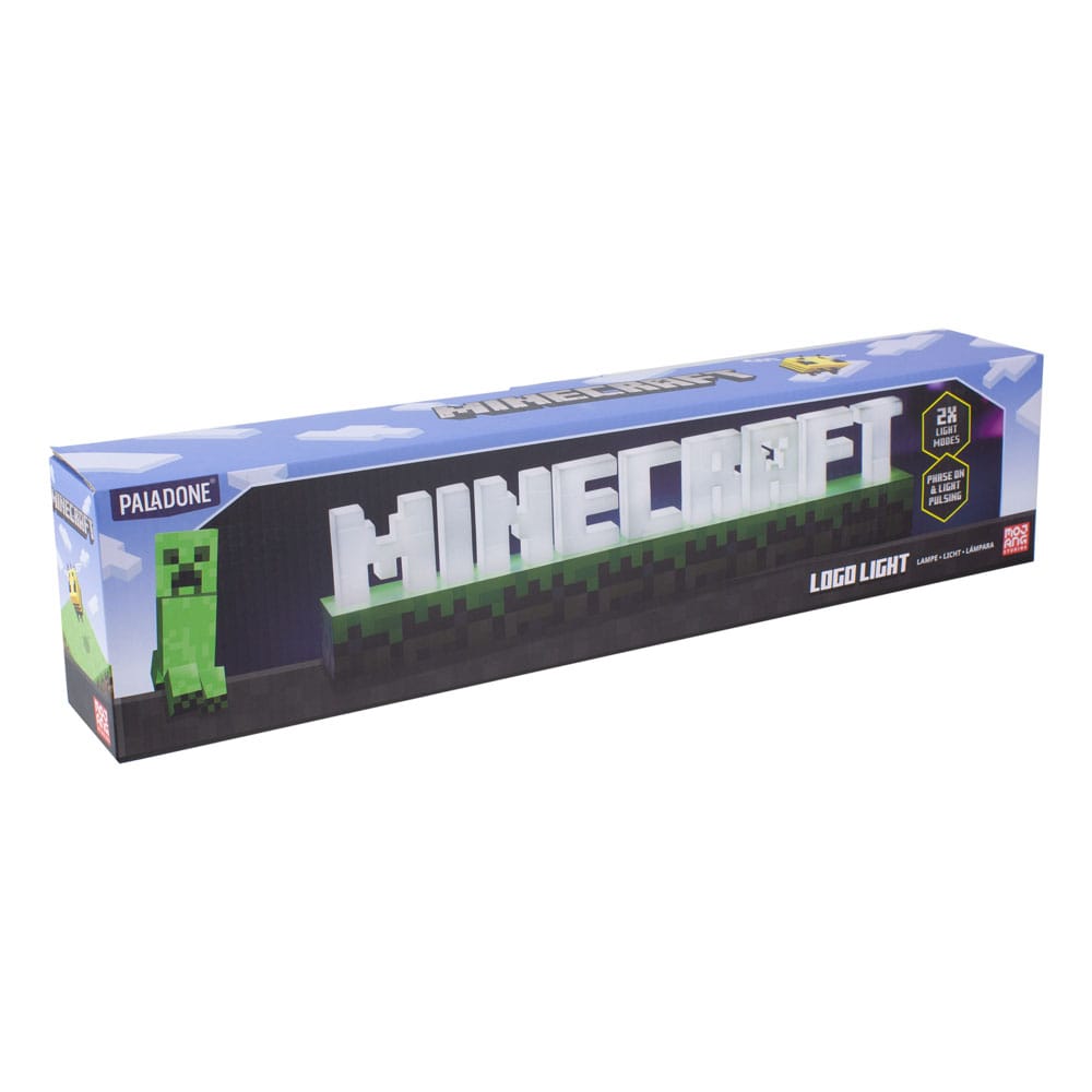 lampe minecraft logo paladone