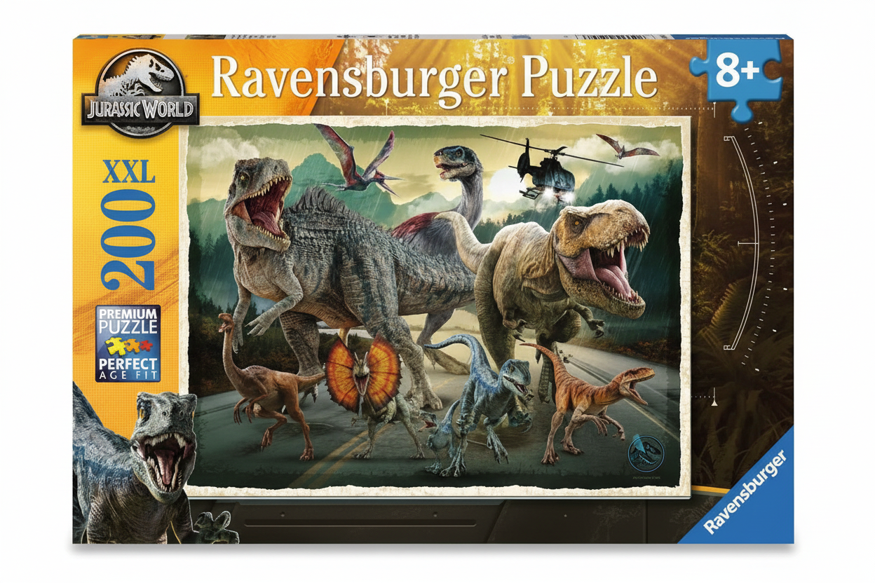 Jurassic World Puzzle - The universe of Jurassic World 200p