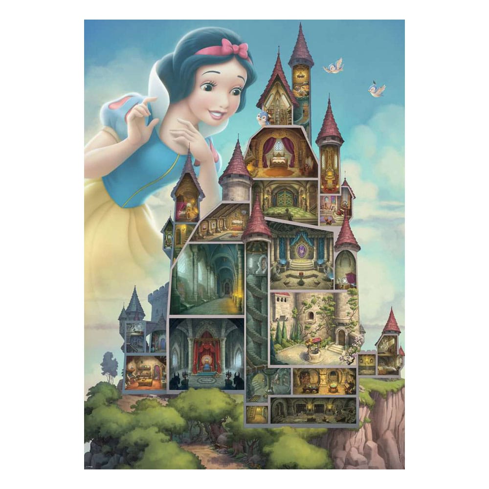 puzzle disney castle collection blanche neige ravensburger