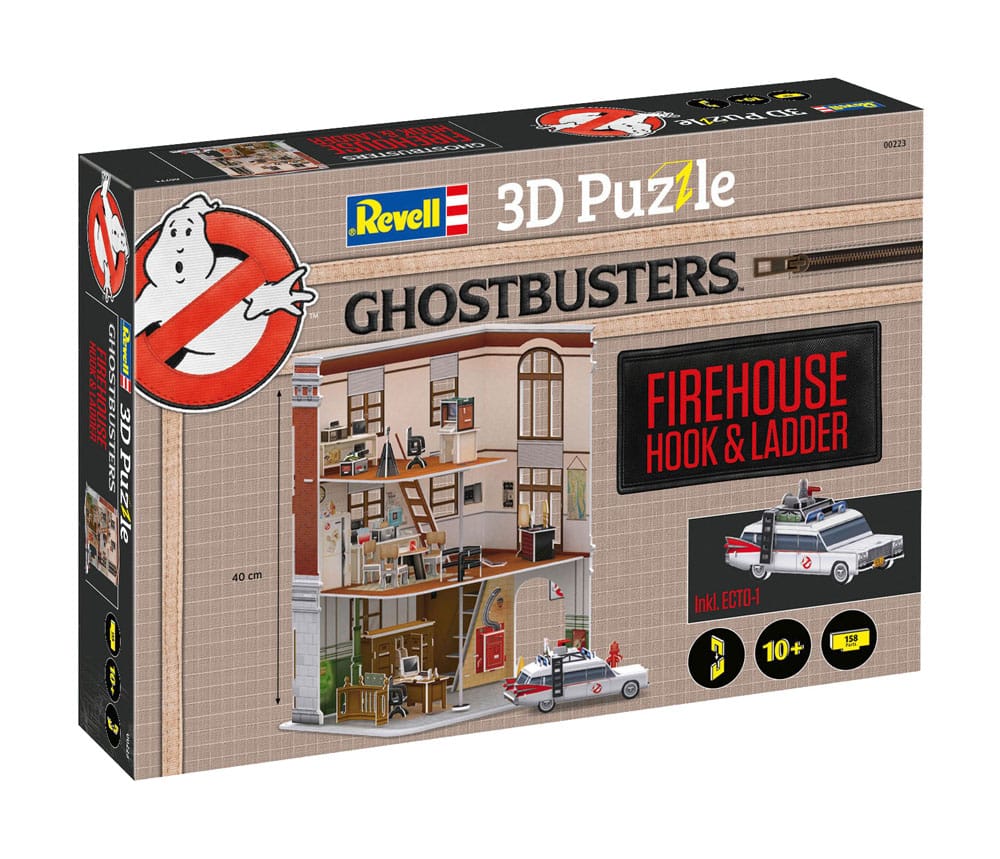 Puzzle 3D Ghostbusters - Gancio e scala della caserma dei pompieri 