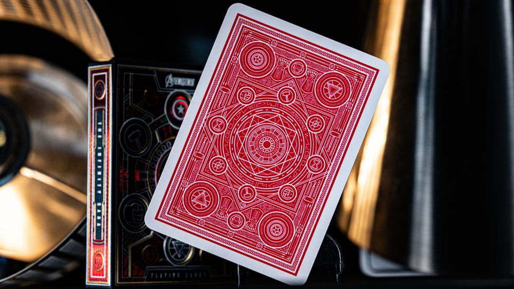 avengers red edition playing cards theory11