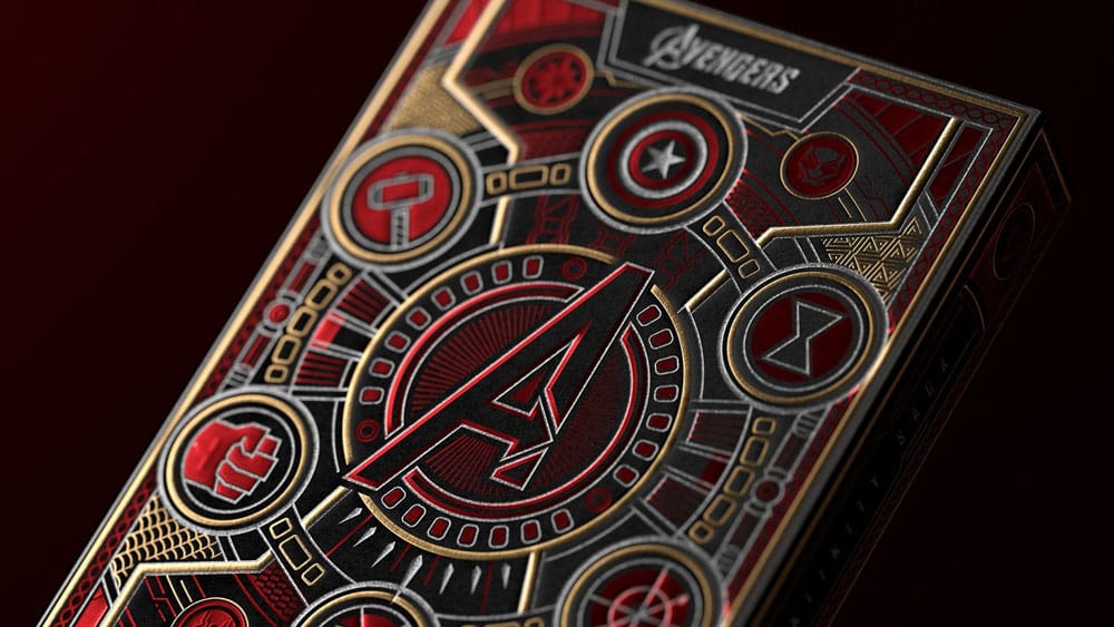 avengers red edition playing cards theory11