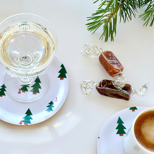 CHRISTMAS FOREST Set of 4 Coasters - 11cm