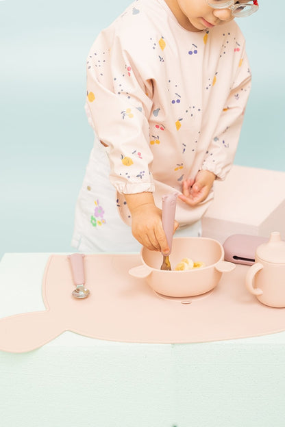 Zoe the Koala Besteckset mit Silikonhülle Mauve