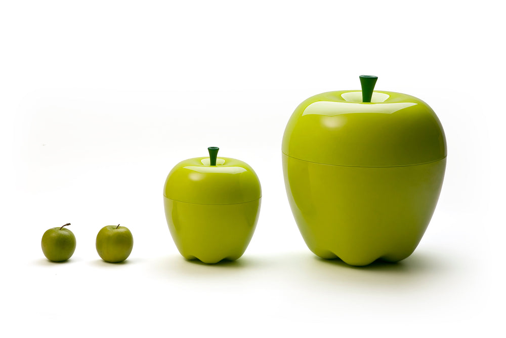 Contenitore Happle a forma di mela verde