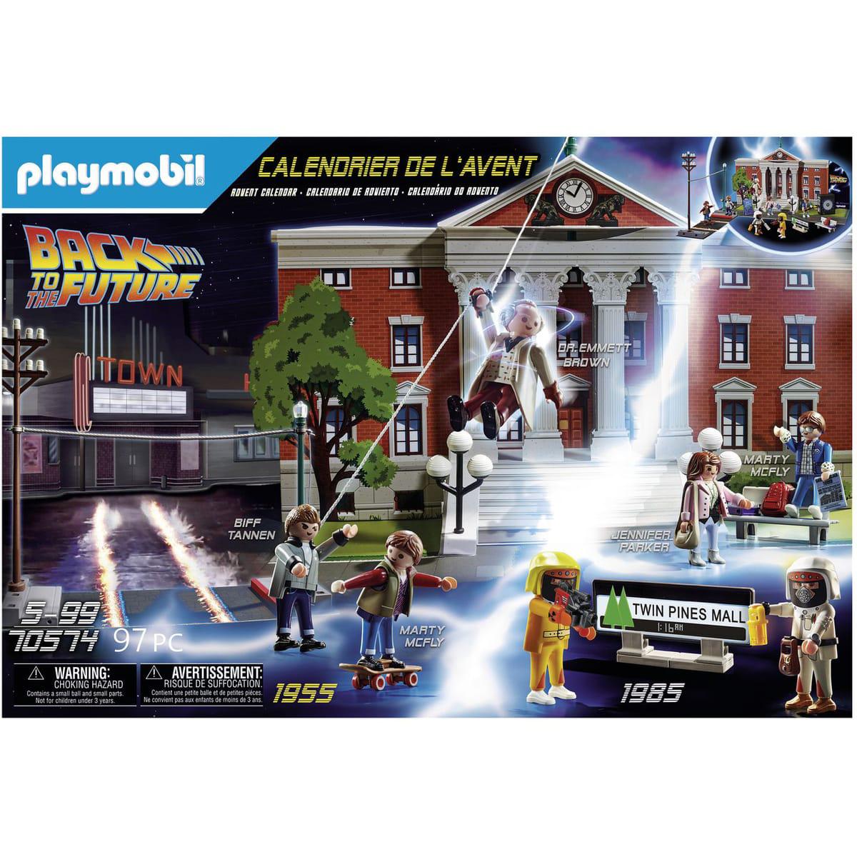 Calendrier de l'avent PLAYMOBIL - Retour vers le futur