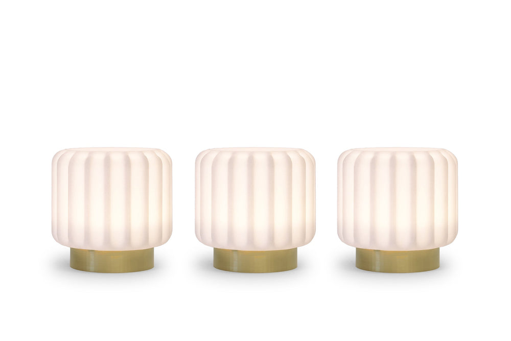 3 Lampes Dentelles Rechargeable