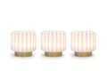 3 wiederaufladbare Dentelles Lampen