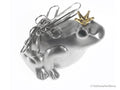 Magnetischer Büroklammerhalter Frosch