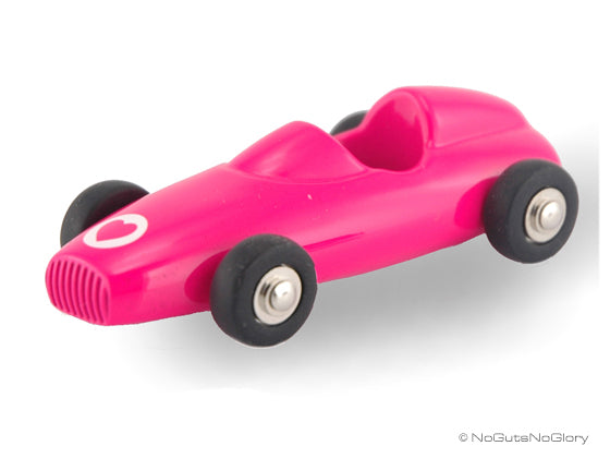 Magnete a forma di graffetta per auto rosa