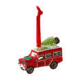 Pallina di Natale rossa 4x4