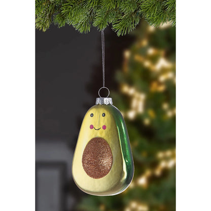 Avocado Christmas bauble