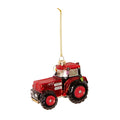 Weihnachtskugel Tracteur Rouge