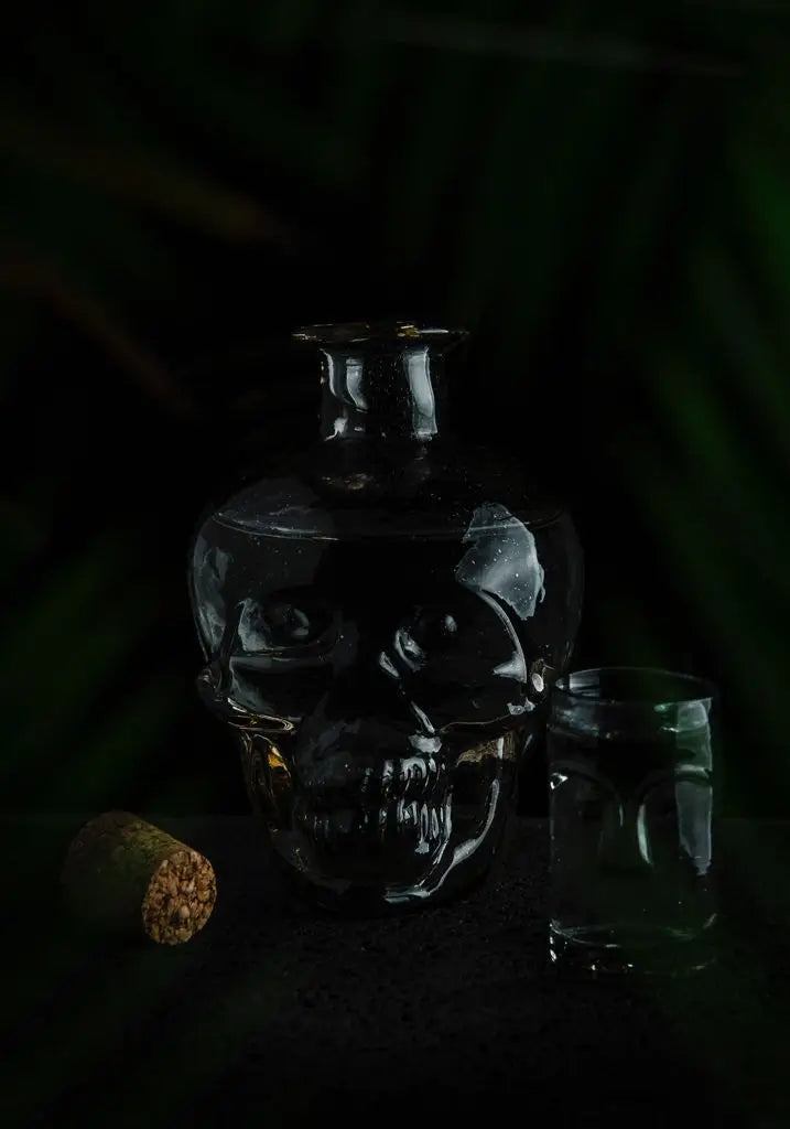 Bouteille en Verre Skull