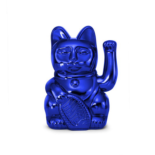 Chat Chanceux Bleu Brillant - Cosmic Edition