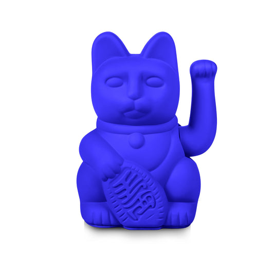 Chat Chanceux Bleu Royal Donkey | Boutique d'objets cadeaux designs kokochao.com