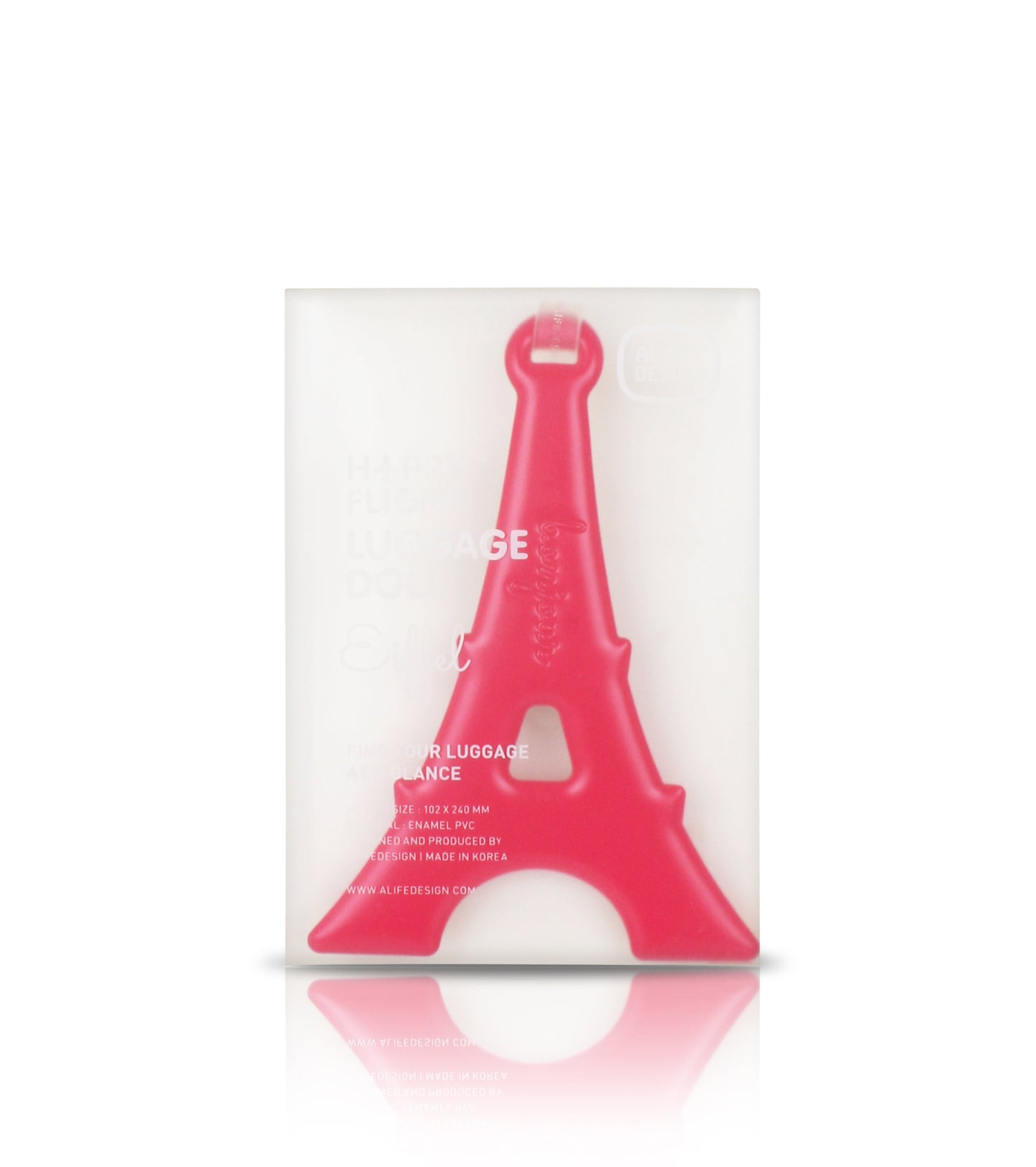 Etiquette de bagage Tour Eiffel