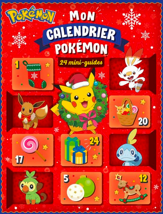 POKEMON - Calendrier de l'Avent grand format - 24 mini-guides