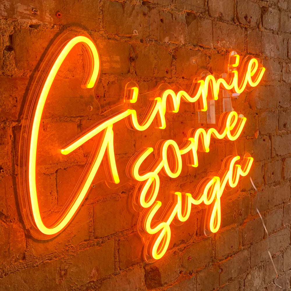 Lampada da parete al neon Gimmie Some Suga