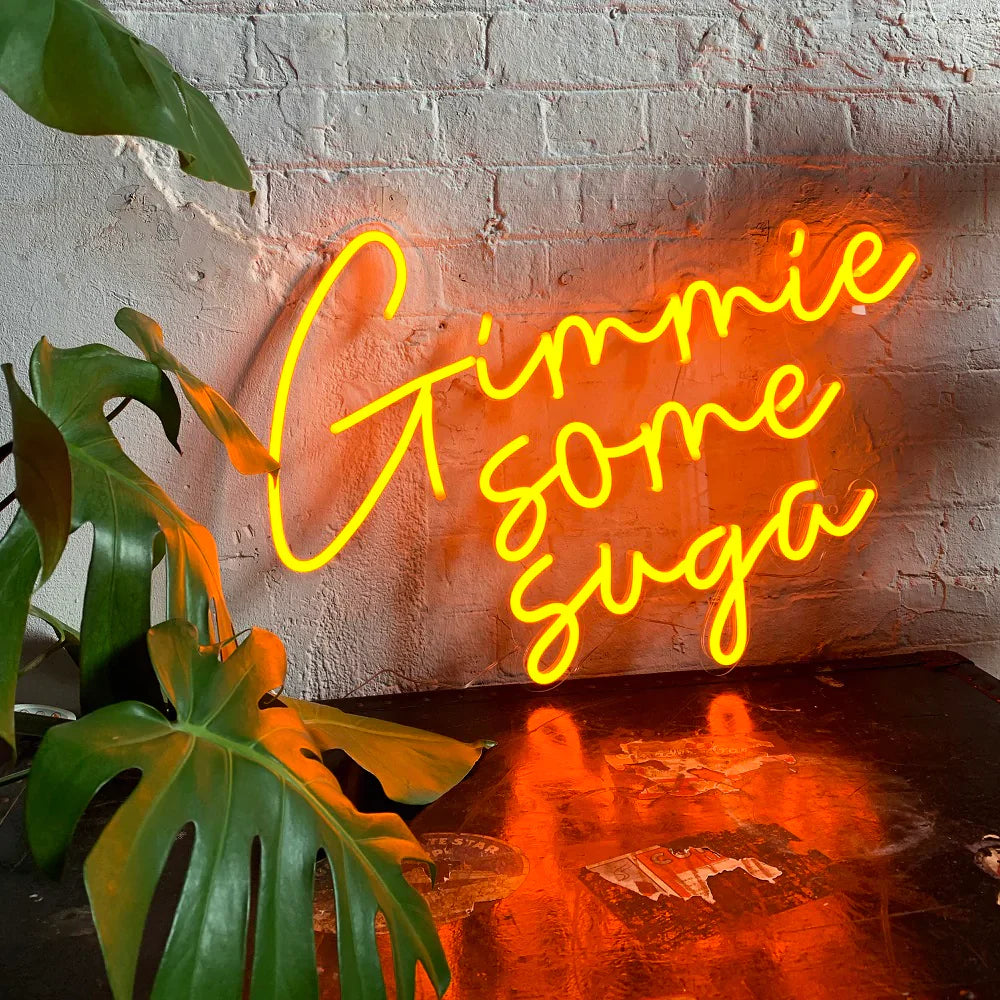 Lampada da parete al neon Gimmie Some Suga