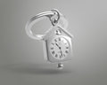 Portachiavi Horloge Argentato
