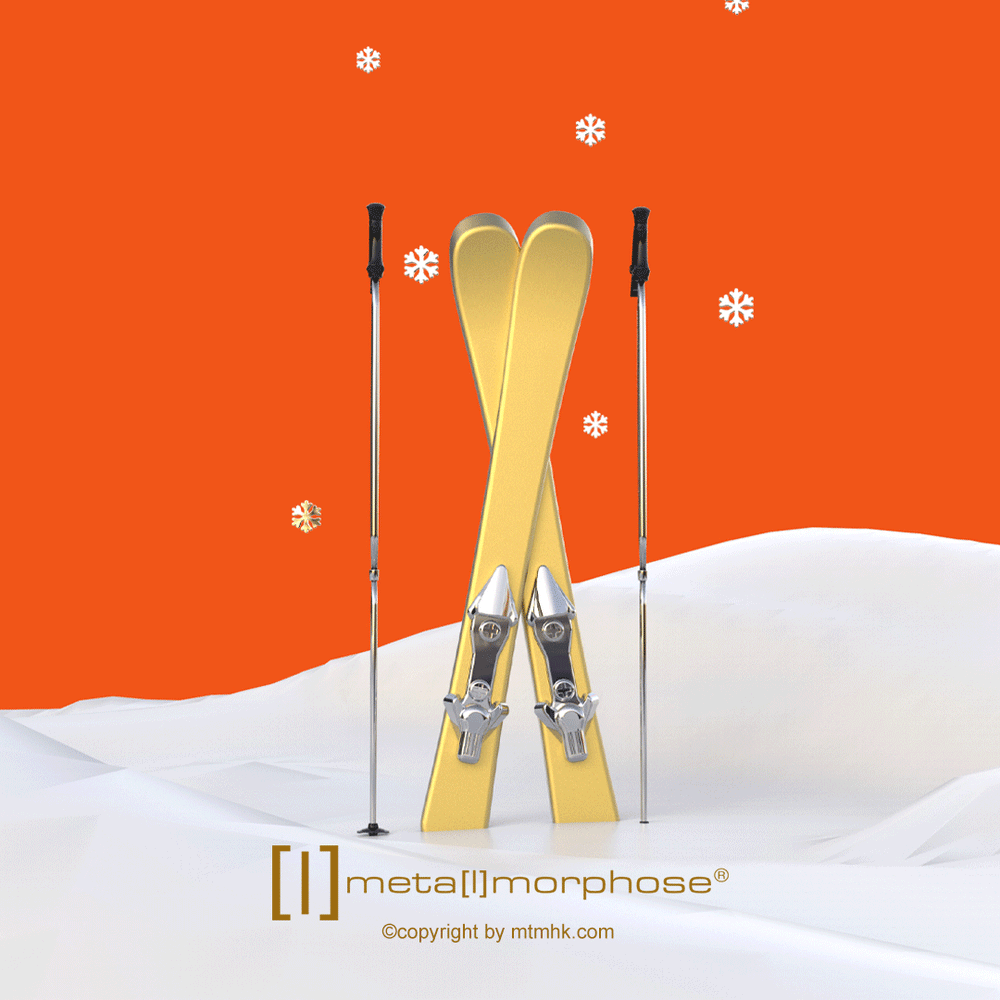 Ski Keyring