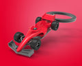 Porte Clés Voiture F1 Rouge