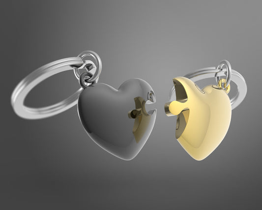 Porte clés Couple de Cœurs Meta[l]morphose | Boutique d'objets cadeaux designs kokochao.com