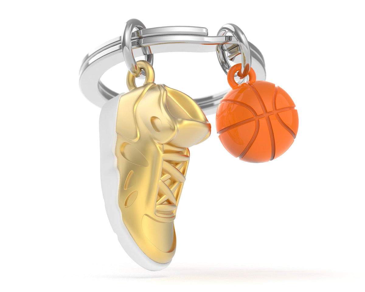 Portachiavi arancione da basket