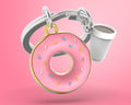 Keyring Donut