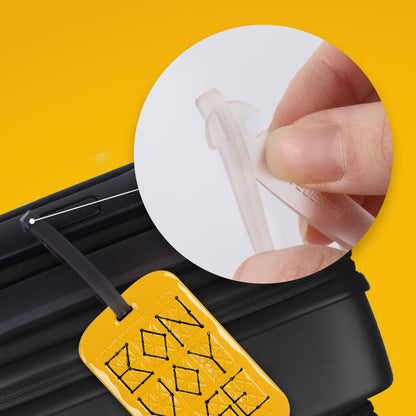 Etiquette de bagage Letter