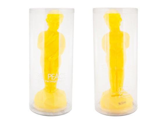 Salvadanaio Manneke Peace Yellow - Edizione limitata