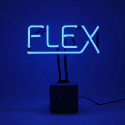 Neon Flex Blue Lamp