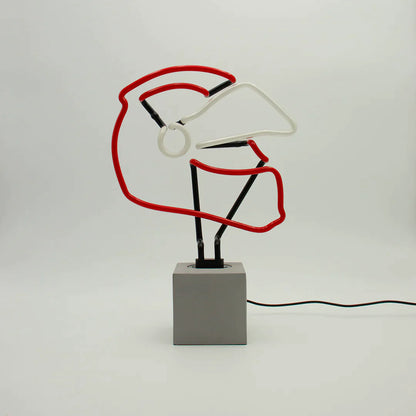 F1 Helmet Neon Lamp