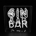 Neon gin bar