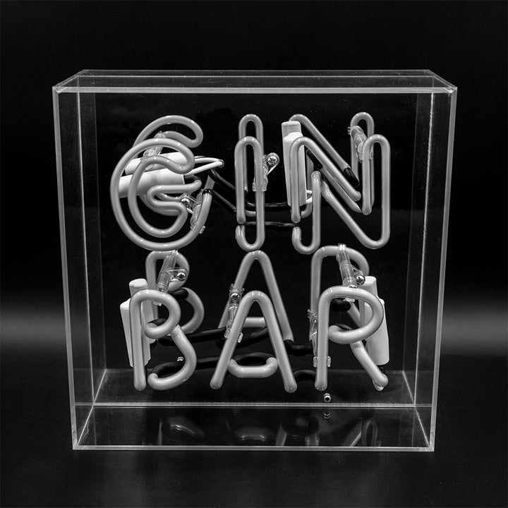 Neon gin bar