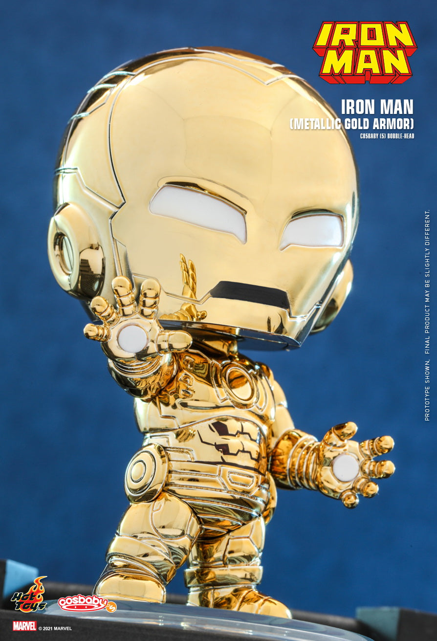 Iron Man (Metallic Gold Armor) Cosbaby 