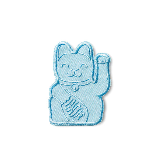 Patch Chat Chanceux Bleu