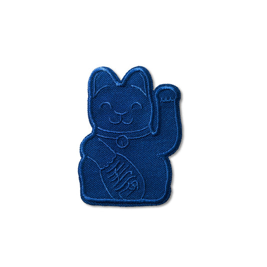 Patch Chat Chanceux Bleu Foncé