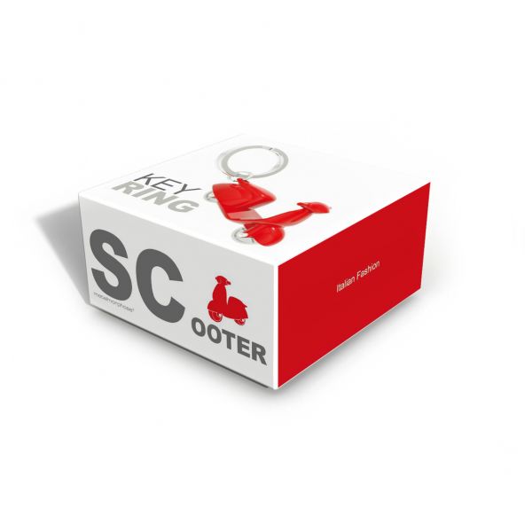 Portachiavi Scooter Rosso