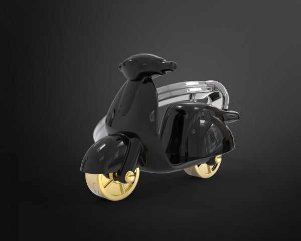 Porte clés Scooter Noir Meta[l]morphose | Boutique d'objets cadeaux designs kokochao.com