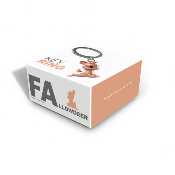 Porte-clés Faon Rose