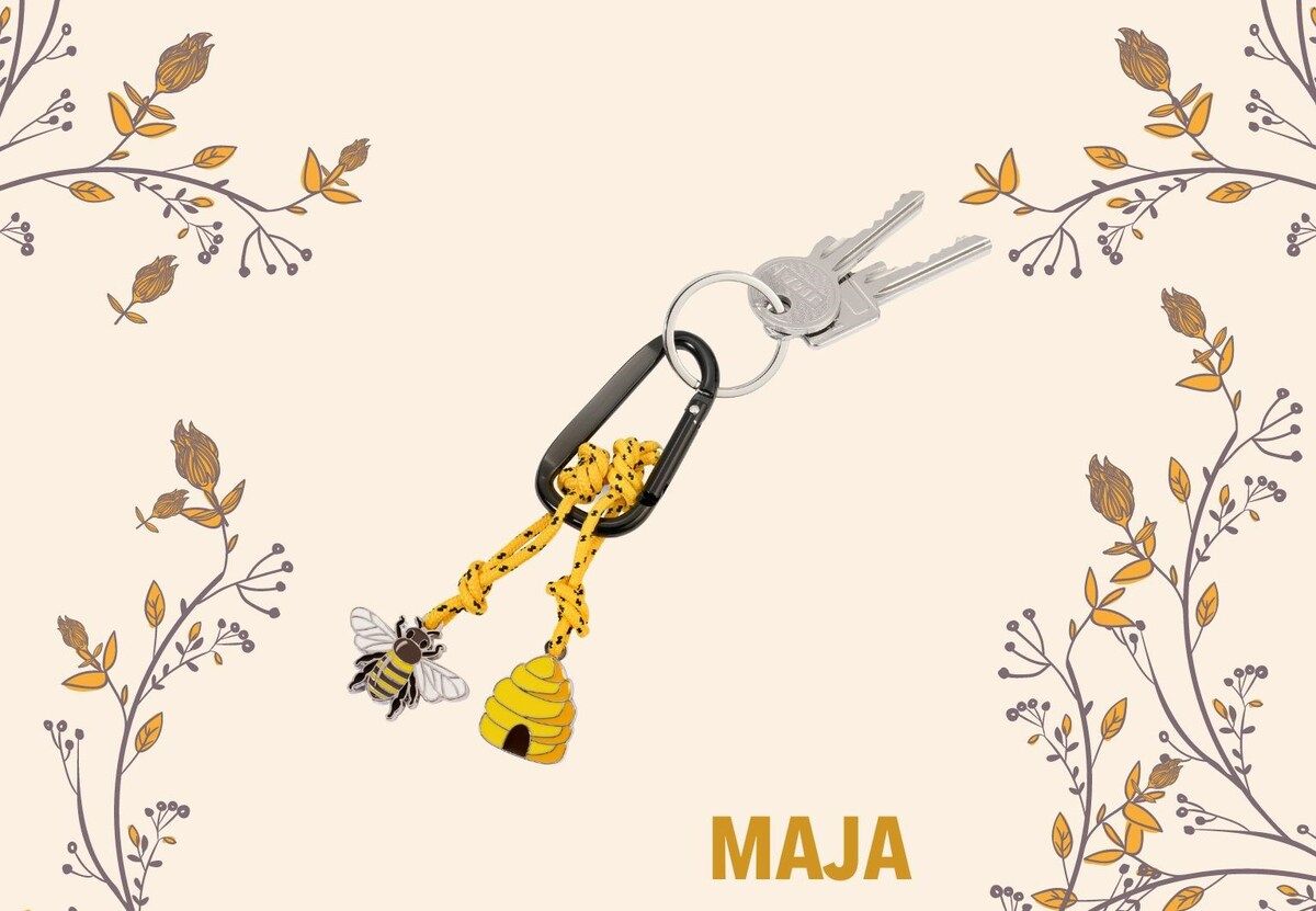 Maja Bee Carabiner Key Ring