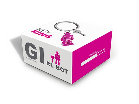 Portachiavi robot per donna