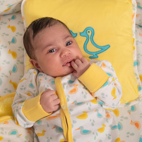 Small duck baby pajamas