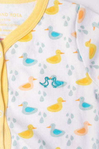 Small duck baby pajamas