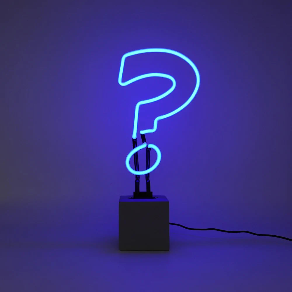 Question Mark Neon Lamp